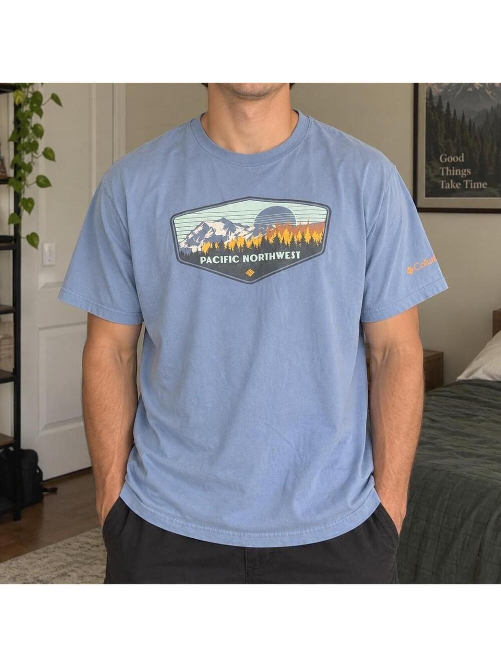 Columbia Pacific Northwest Graphic T-Shirt Men’s XL
